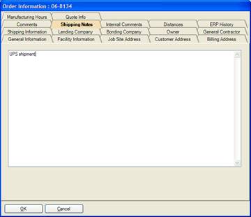 Order Processing - Component Order