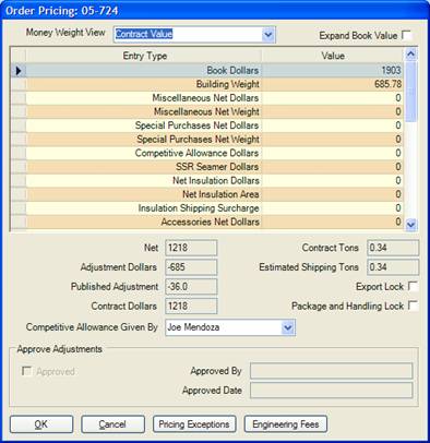 Order Processing - Component Order