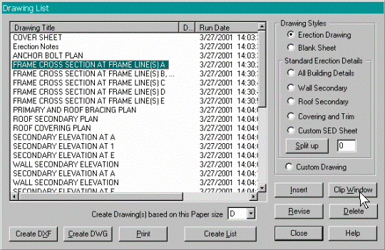 Drawing Editor - Use Clip Window to Split Large Drawings